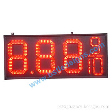Red Outdoor LED Gas Price Board (Remote Controll/PC controll)